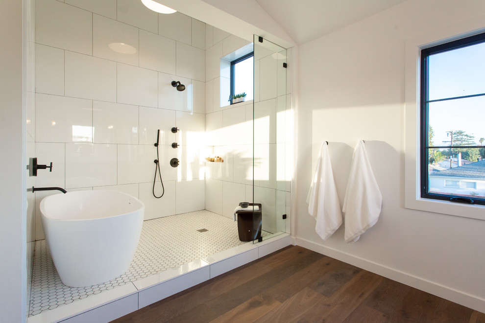 West Coast Elegance - Transitional - Bathroom - Los Angeles - by ...