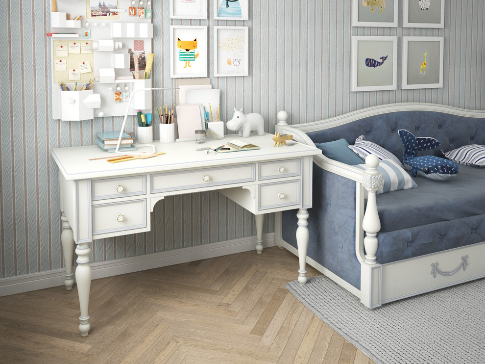 Детская комната для настоящего юного джентльмена в стиле Шеббик-шик