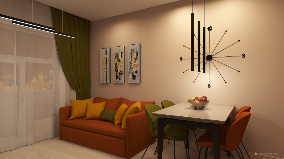 Дизайн-проект трехкомнатной квартиры