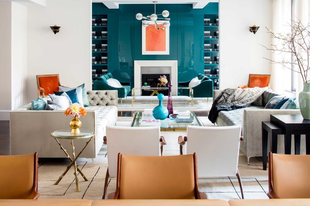 Union Square Penthouse modern-wohnbereich