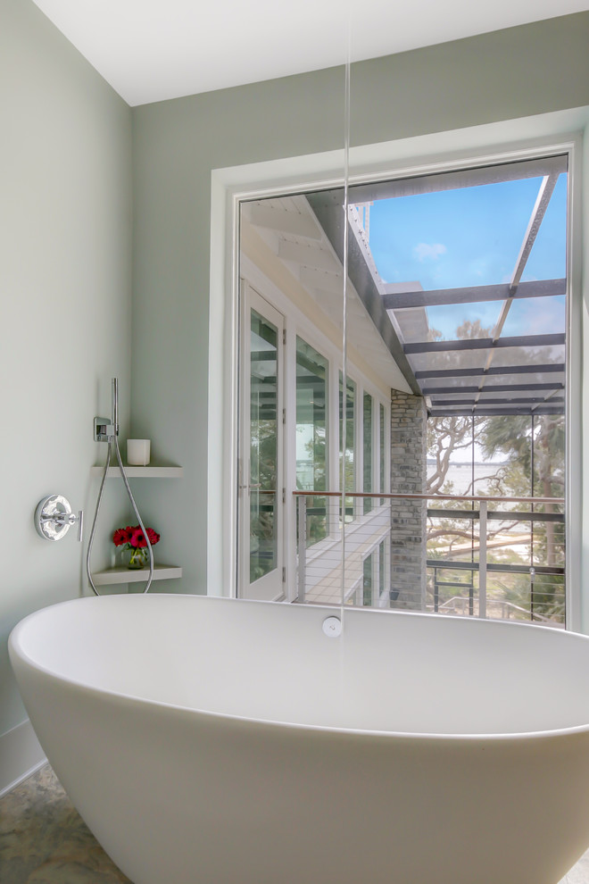 Inspiration for a transitional bathroom remodel in Jacksonville