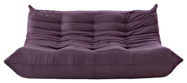 Modway Waverunner Sofa Eei 901 Blk Contemporary Sofas By Waverunner Sofa Purple