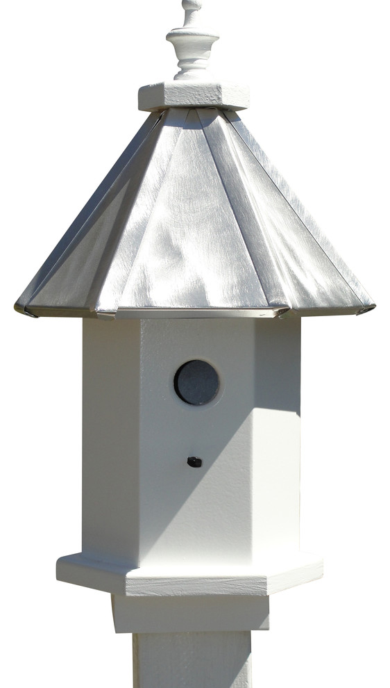 Loft Birdhouse, Burnished Aluminum