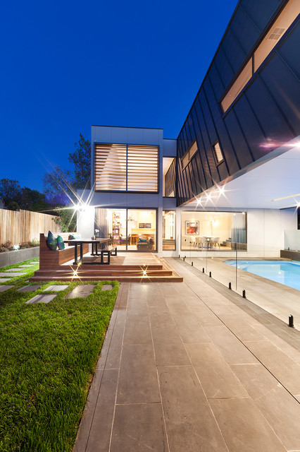 Canterbury modern-terrasse