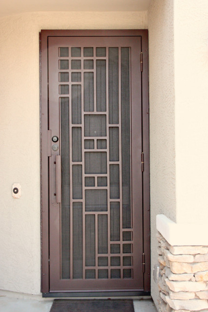 Copper Triple Plate Iron Security Door eklektisch-eingang