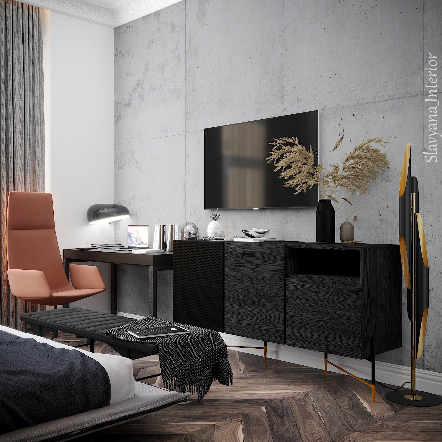 Дизайн-проект апартаментов 113 м2 в МФК «Match Point» (2020г.)