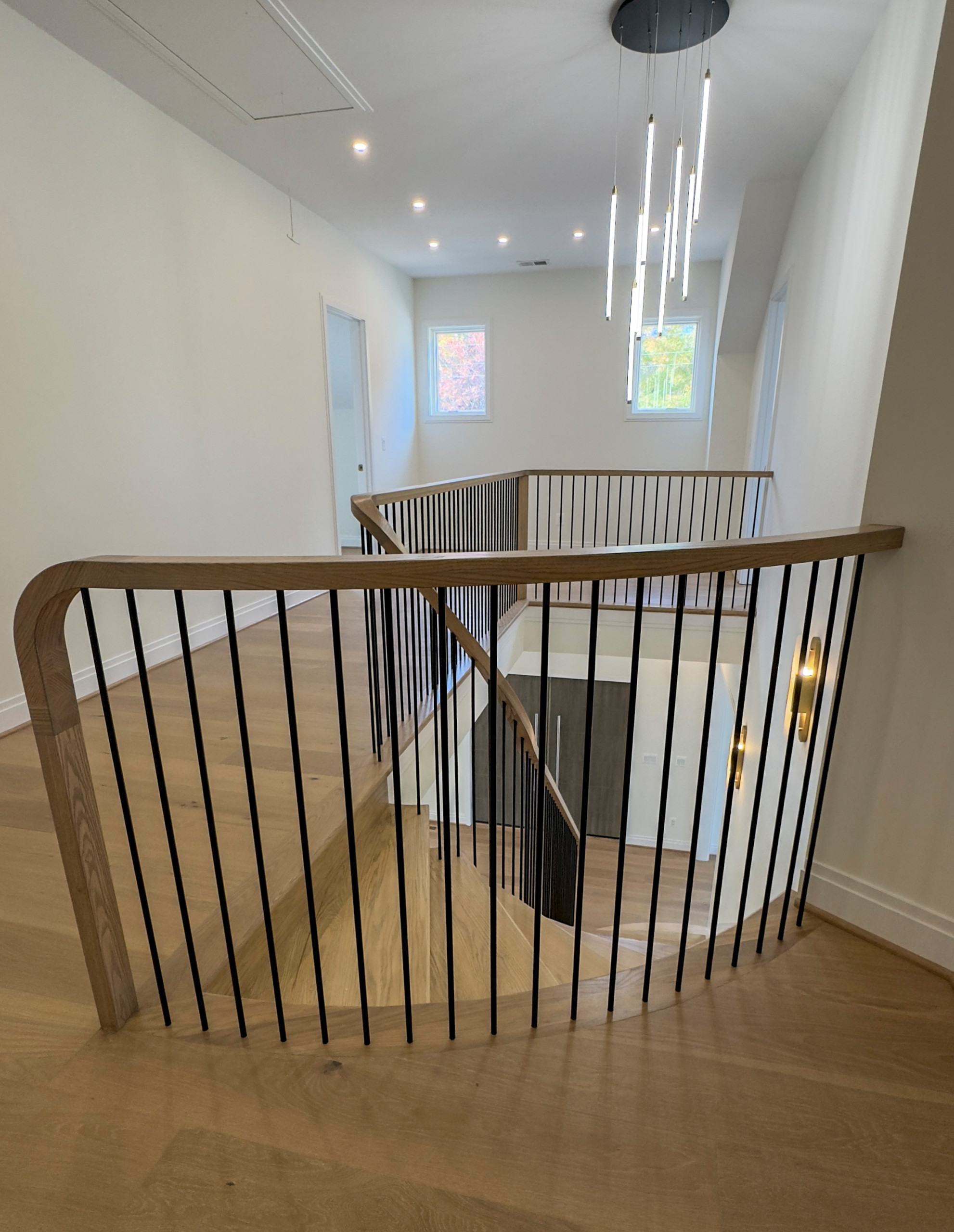 144_Attractive Transitional Staircase in Impressive Modern Home, Vienna VA 22180