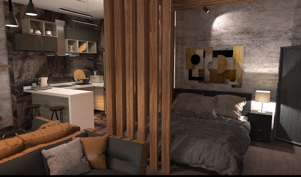 Студия 41 квадратный метр