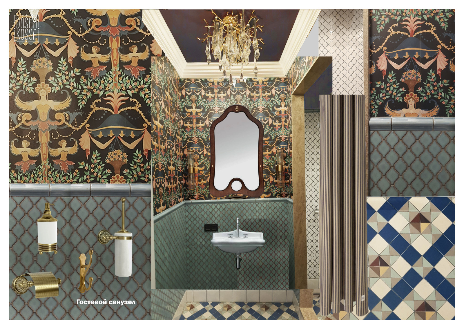 Декораторский проект квартиры в старом фонде недалеко от Третьяковской галереи