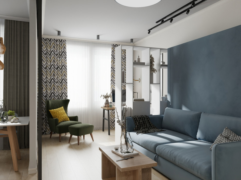 Интерьер квартиры в стиле сканди