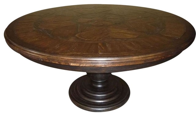 Vintage Pub Bar Solid Wood Round Oak Pedestal Bistro Table 13 Kilo/'s