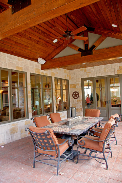 Texas Hill Country house - Traditional - Patio - Other - by Craftsman ...