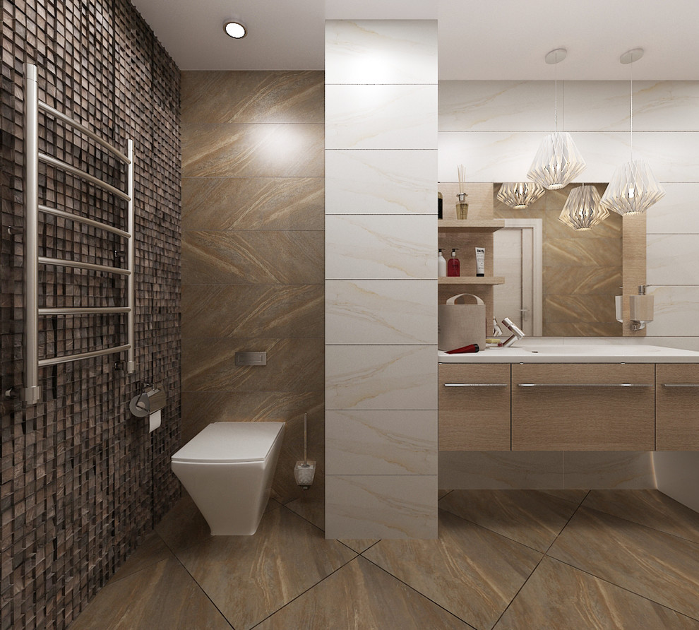 Проект интерьера квартиры в современном стиле, ул. Космонавтов, 105 м.кв.