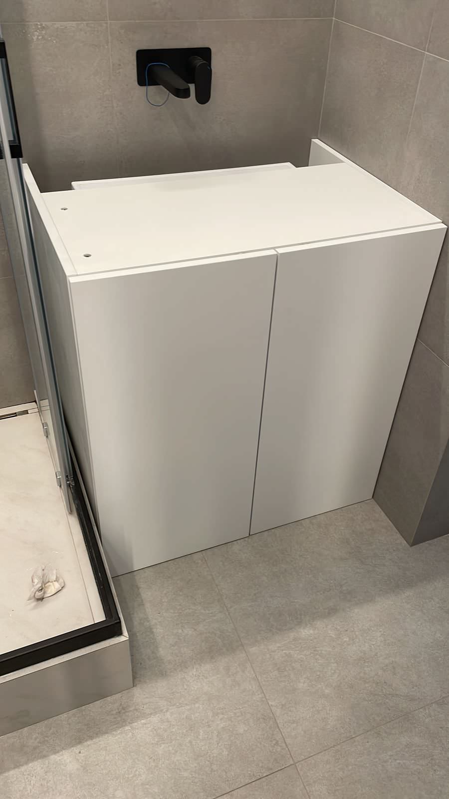 Тумба в с/у, эмаль, акриловый лак, двусторонняя покраска