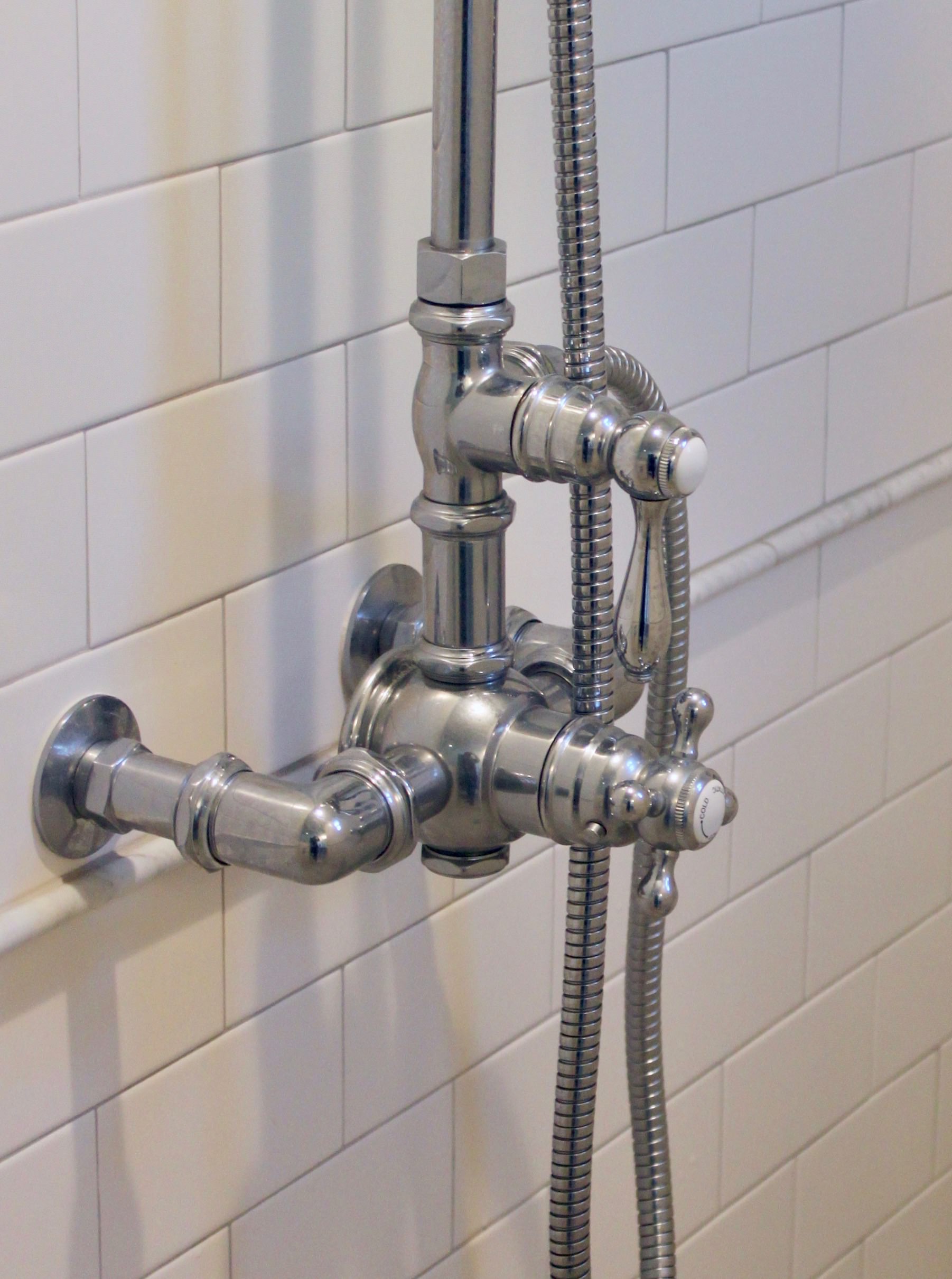 Exposed Pipe Shower Valve