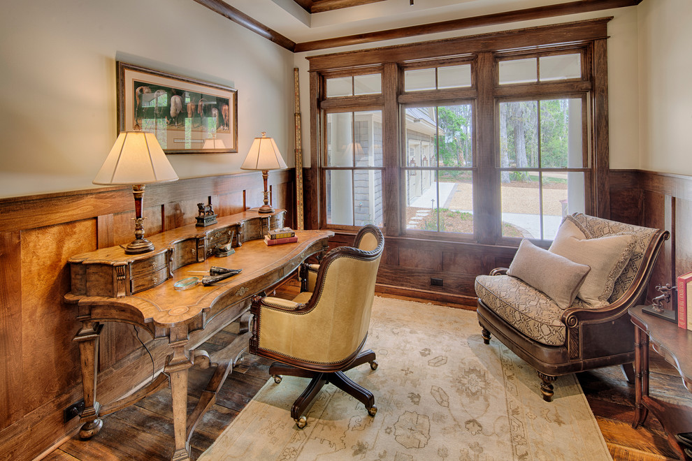 Low Country Neighborhood Traditional Home Office Atlanta by Visbeen Architects