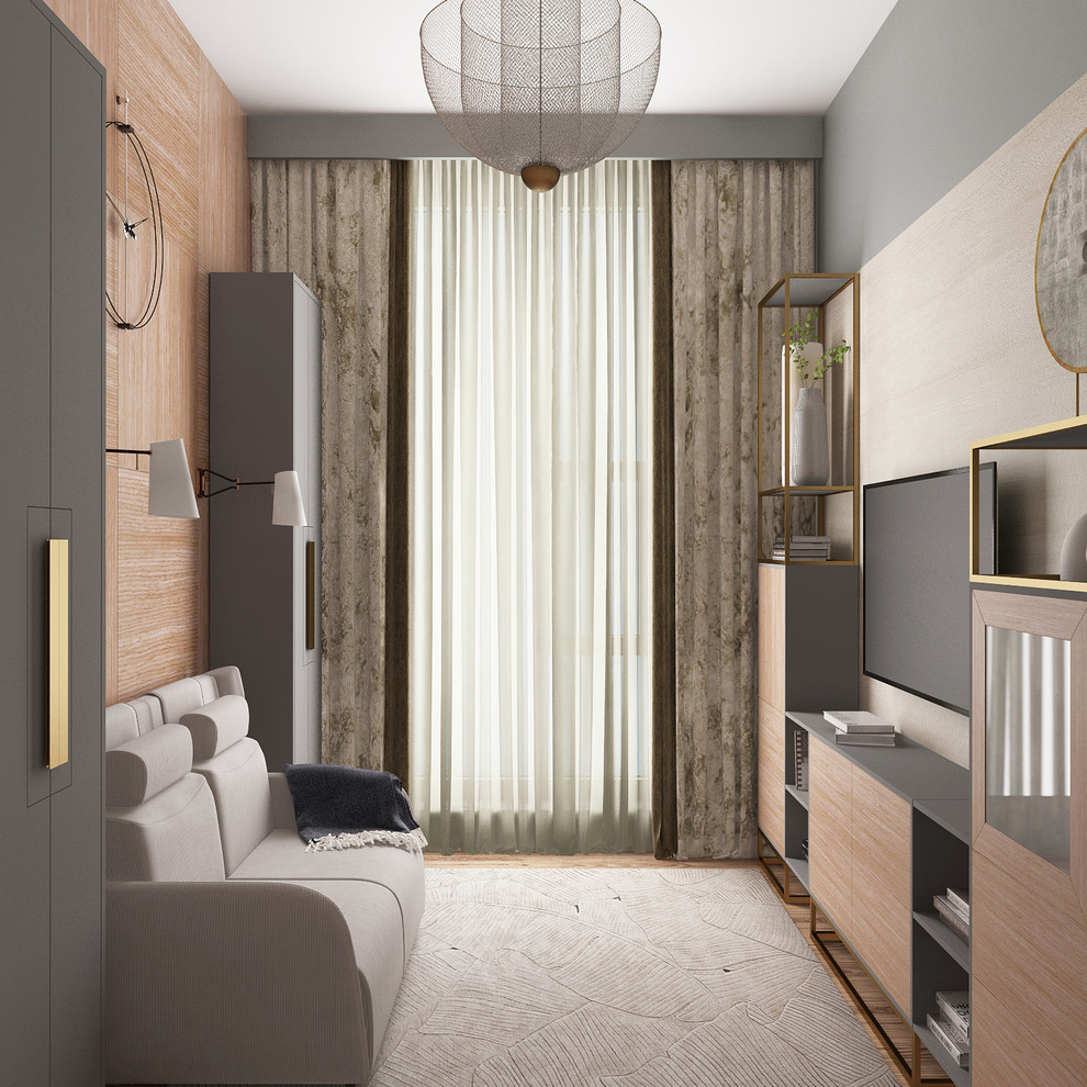 Дизайн пентхауса в ЖК Резиденция Монэ площадью 126 кв.м. в современном стиле.