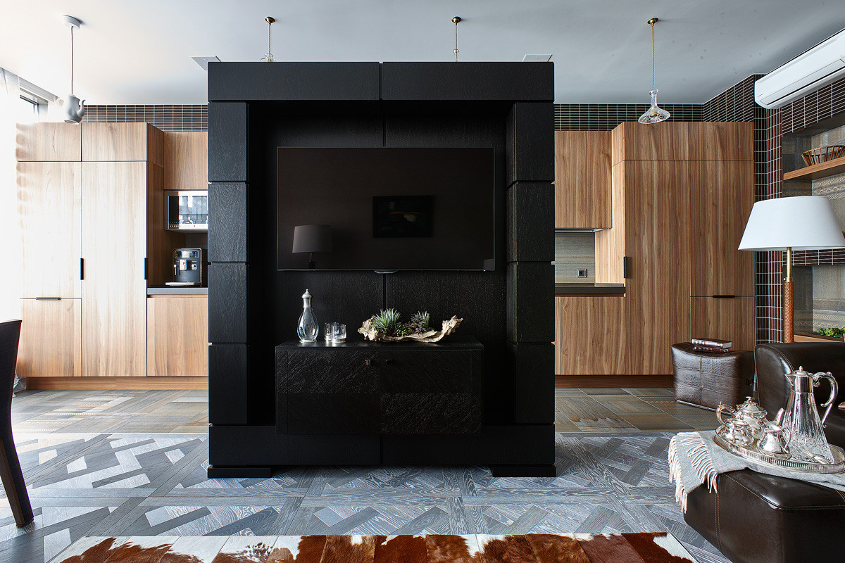 Как можно вписать домашний кинотеатр в гостиной