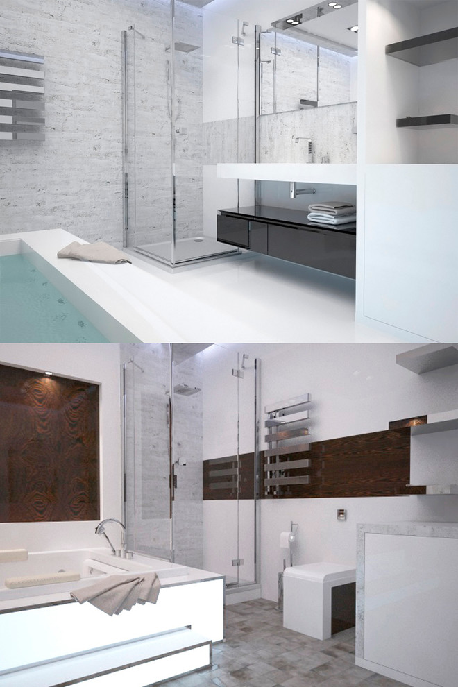 Чёрно белый минимализм