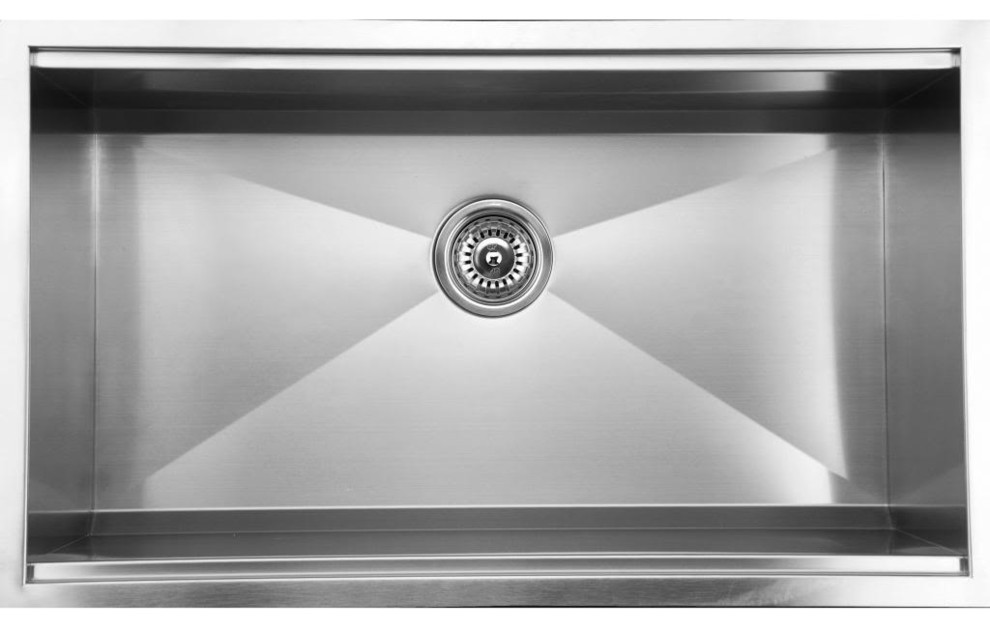 Ukinox DSL813 Undermount Single Bowl Stainless Steel Kitchen Sink