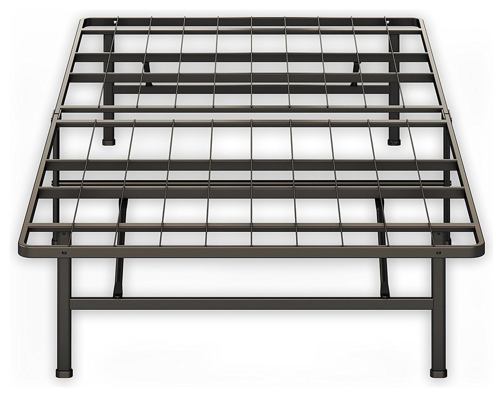 14Inch Mattress Foundation Platform Bed Frame, Twin Industrial Platform Beds by Brawbuy