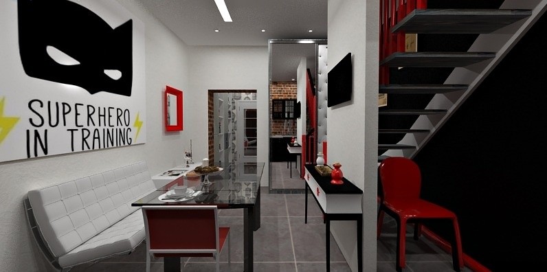 Двухуровневая квартира в купеческом доме