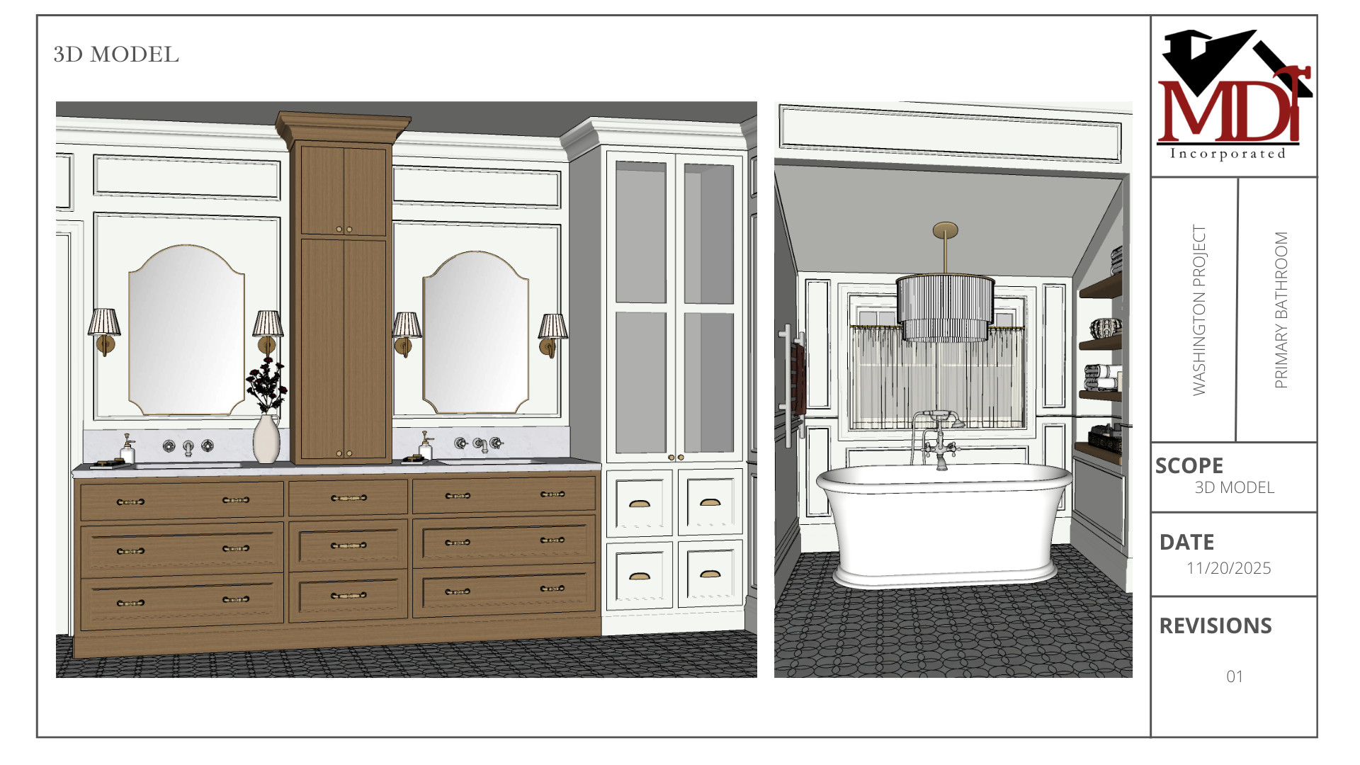 Vanity & Tub Design