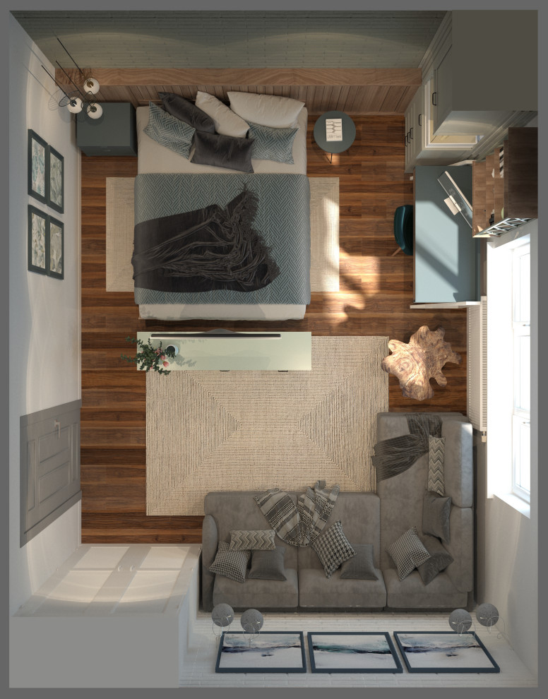 Маленькая однушка в старом фонде  "ДО и ПОСЛЕ"