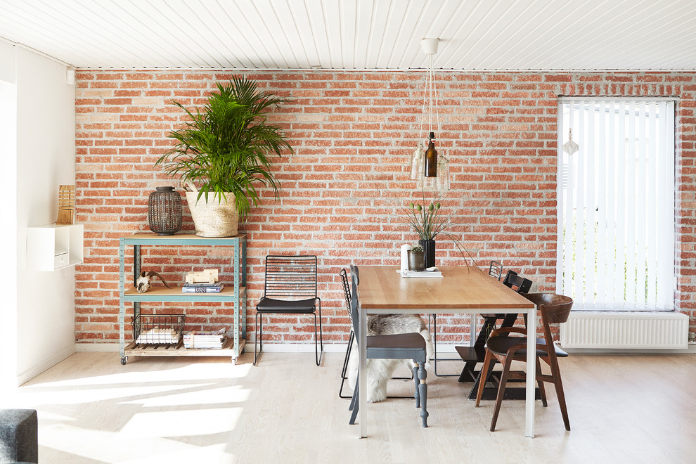Design ideas for a large scandinavian dining room in Wiltshire.