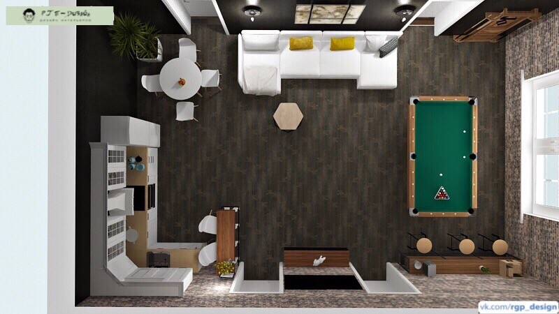 ЛОФТ над гаражом