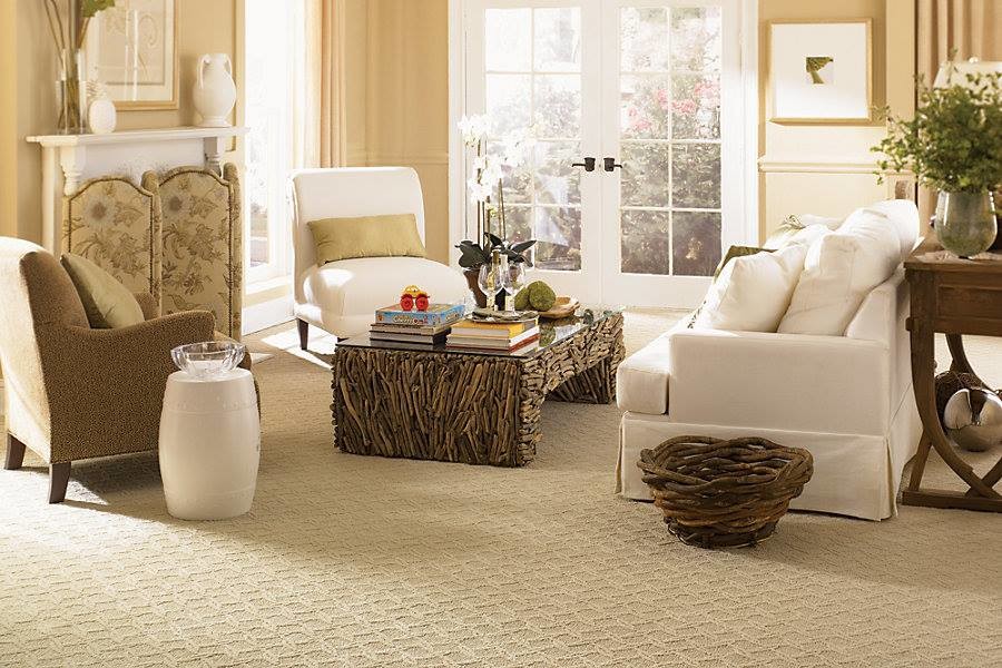 warm living room carpet