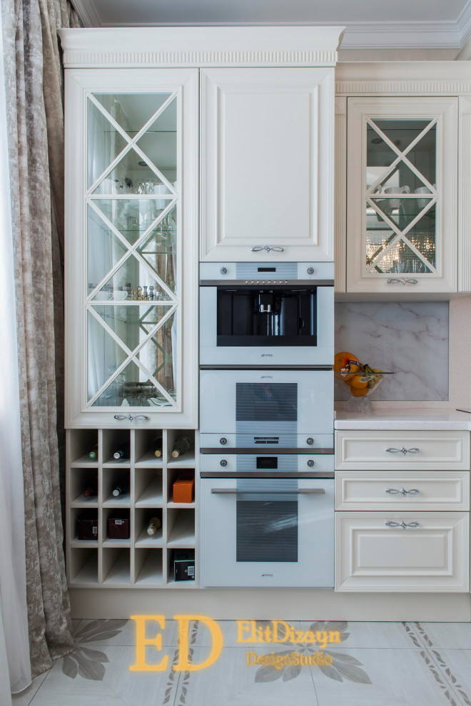 Квартира неоклассика - 1 (кухня-гостиная)