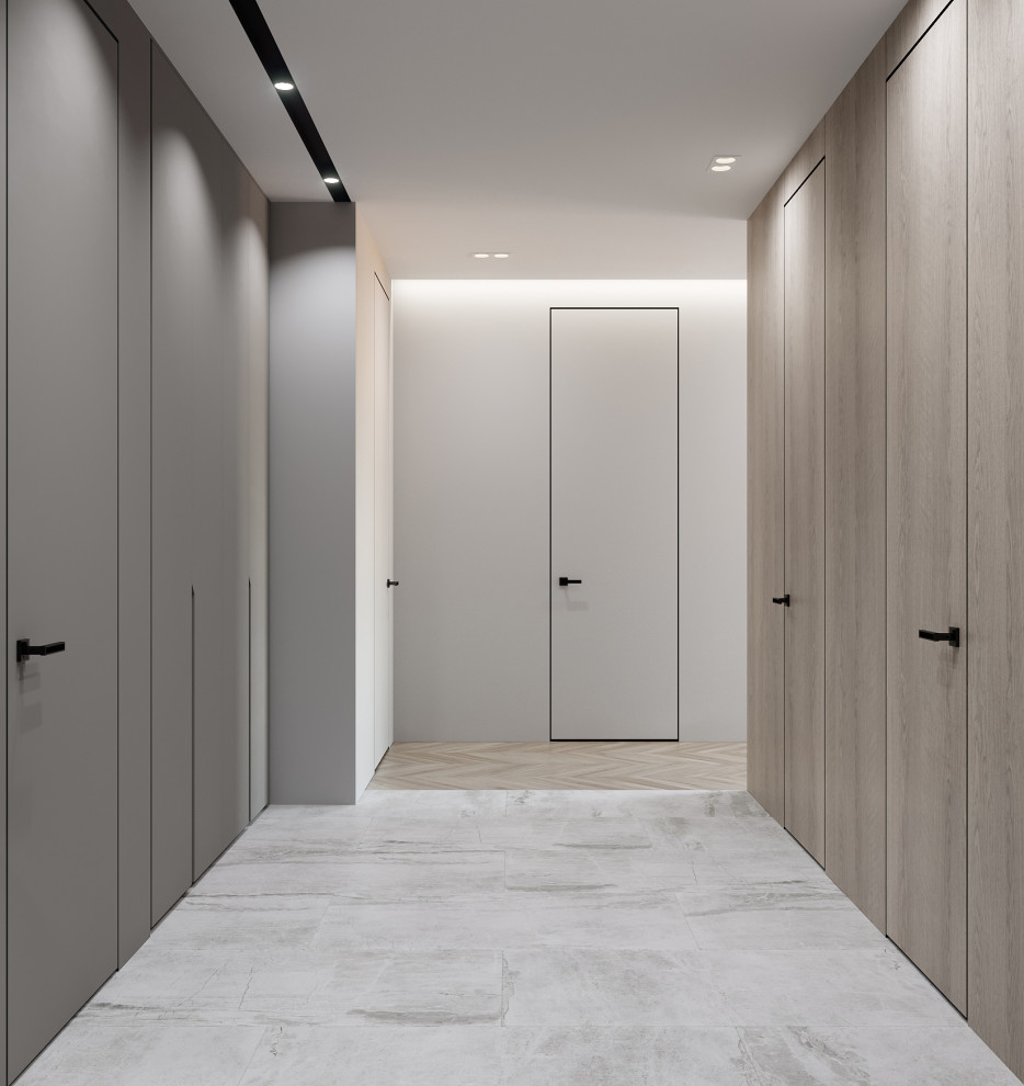 Монохромные линии. Проект квартиры в центре Екатеринбурга