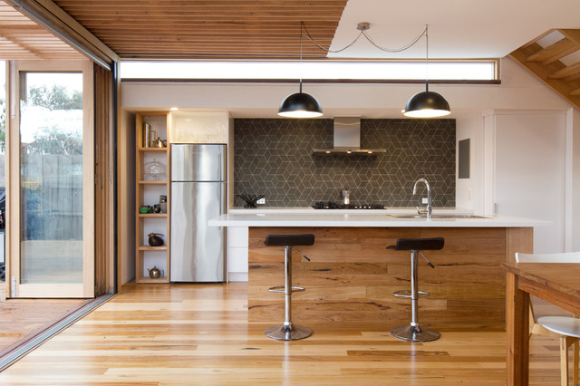 Westgarth Timber Project trendy-koekken