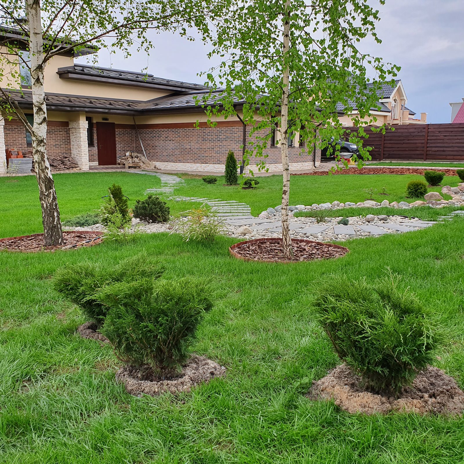 Озеленение под ключ объекта Заказчика