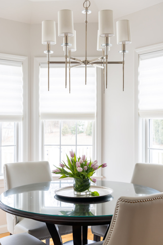 Transitional dining room photo in Boston