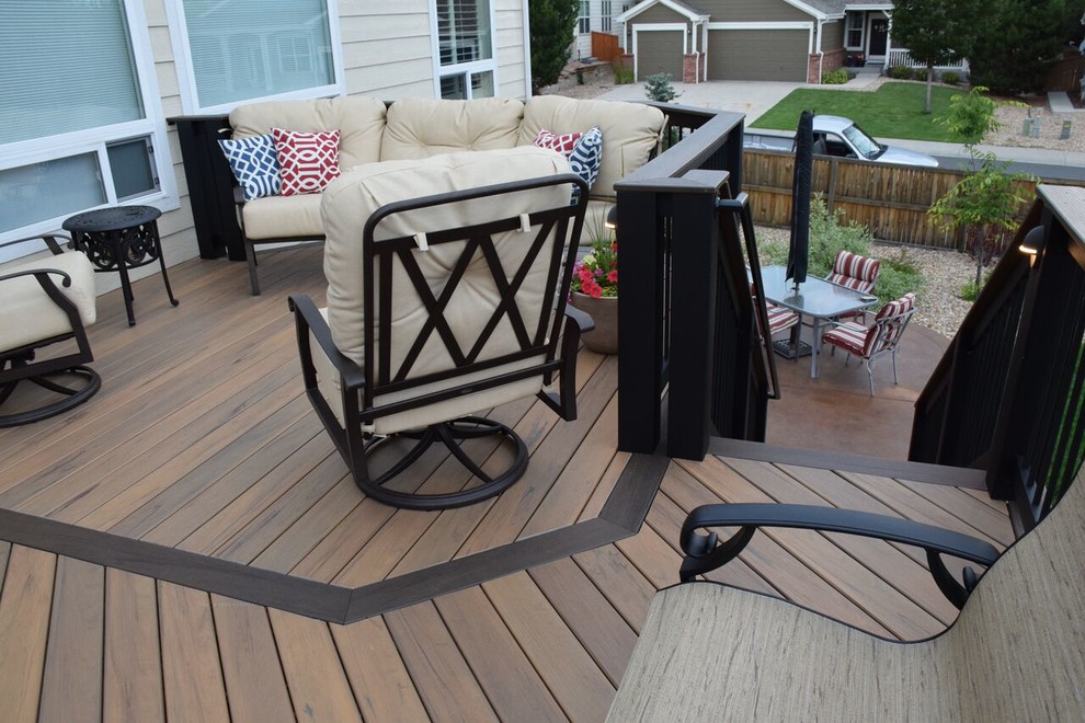Inspiration for a transitional deck remodel in Denver