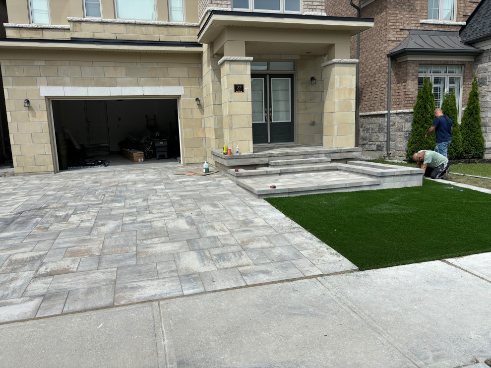 Modern Design for Front of House and Back Patio