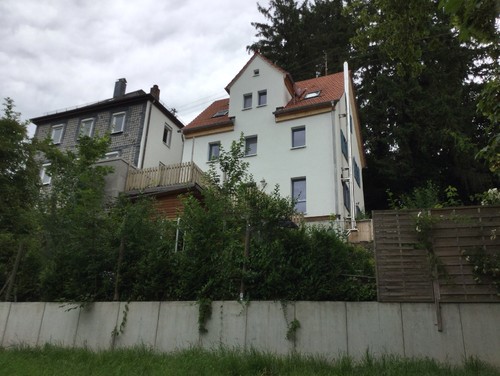 Garten mit Gefälle