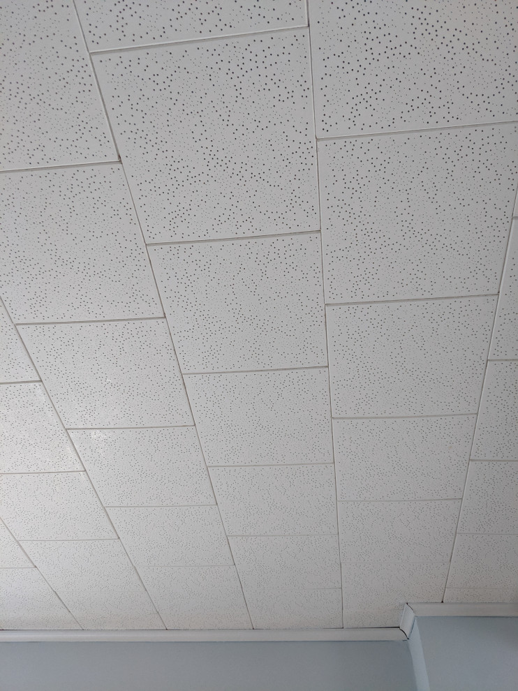 Significant dust from acoustic tile ceiling