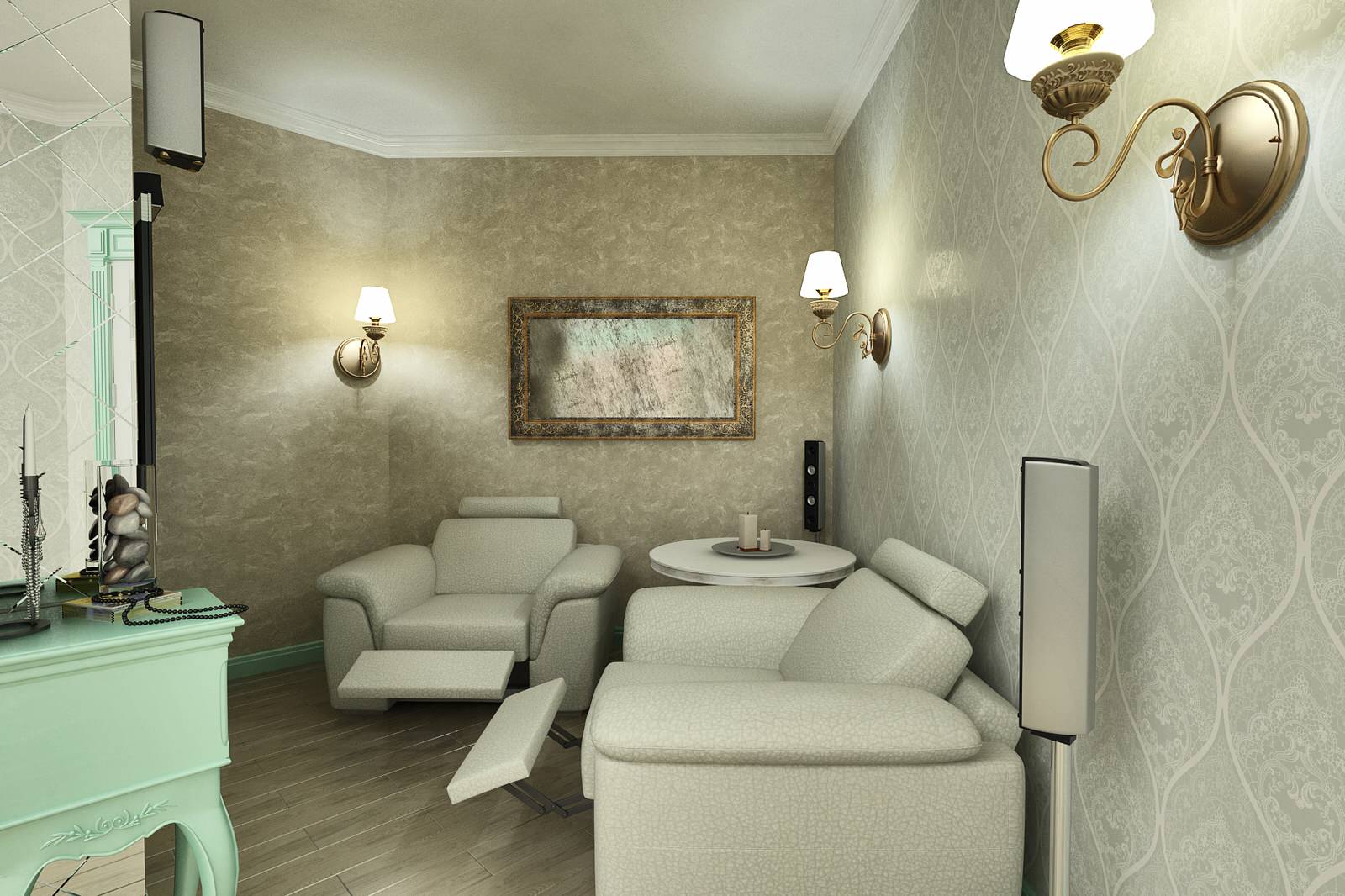 Дизайн интерьеров 3х комнатной квартиры.Классика.