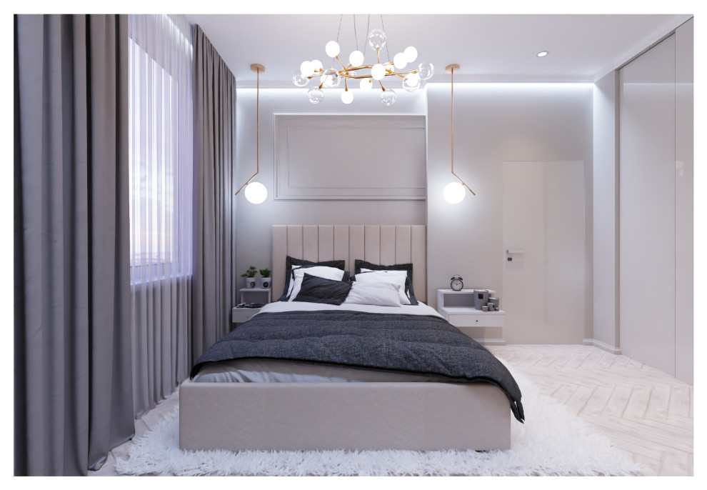 ПРОЕКТ КВАРТИРЫ В СТИЛЕ ГРЕЙЖ.