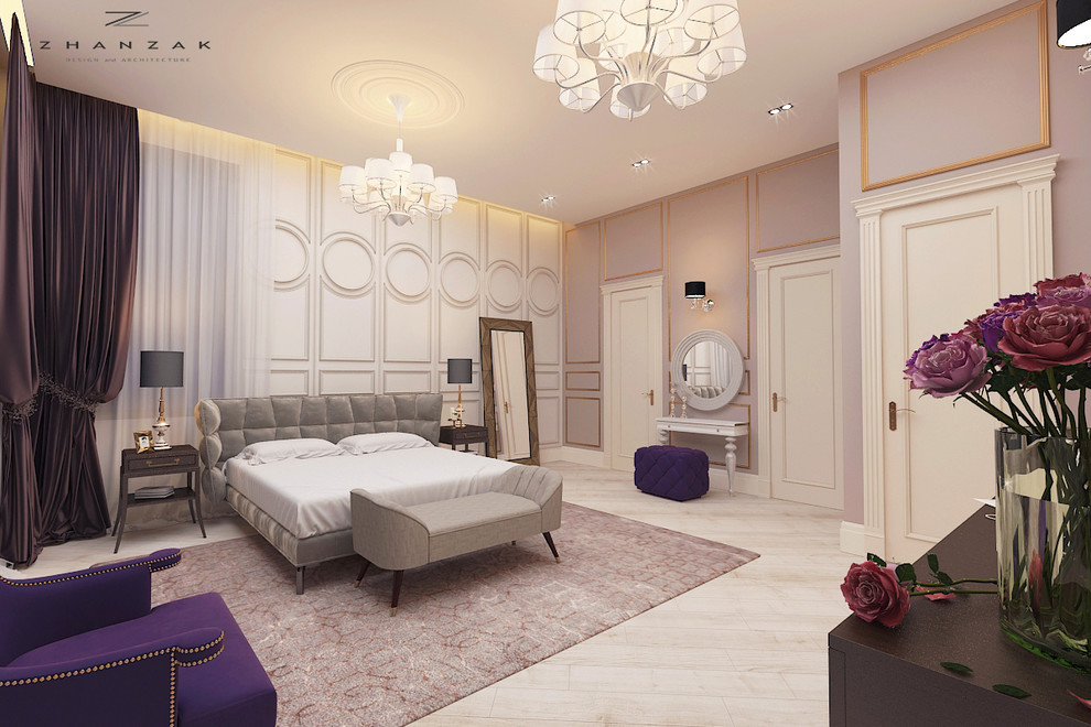 Спальня в пентхаузе.