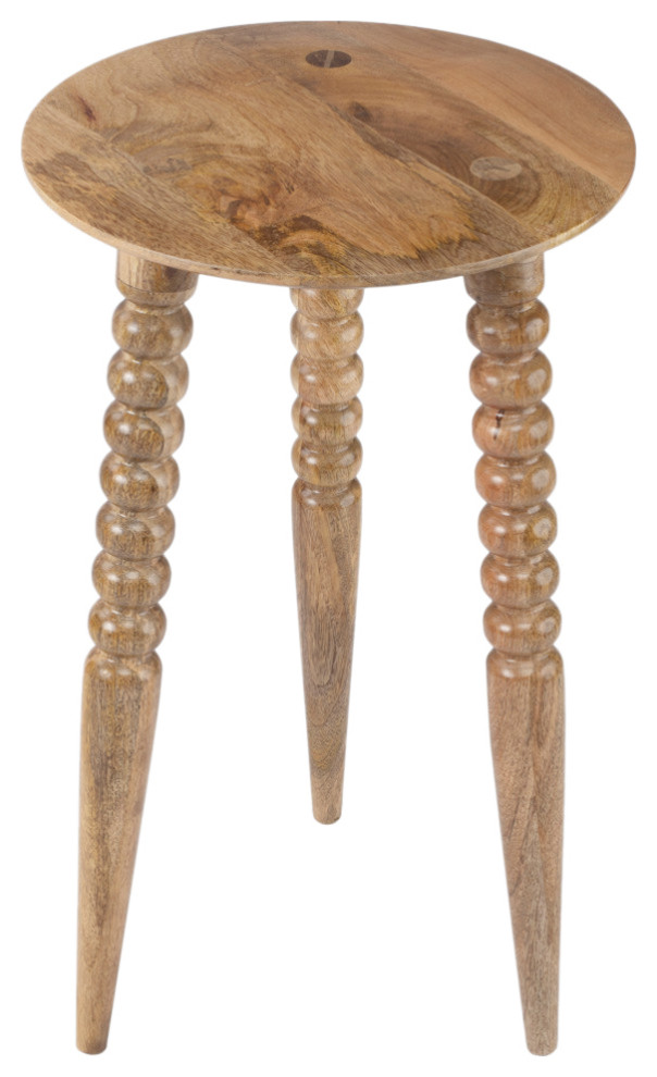 Fluornoy Wood Accent Table Traditional Side Tables And End Tables