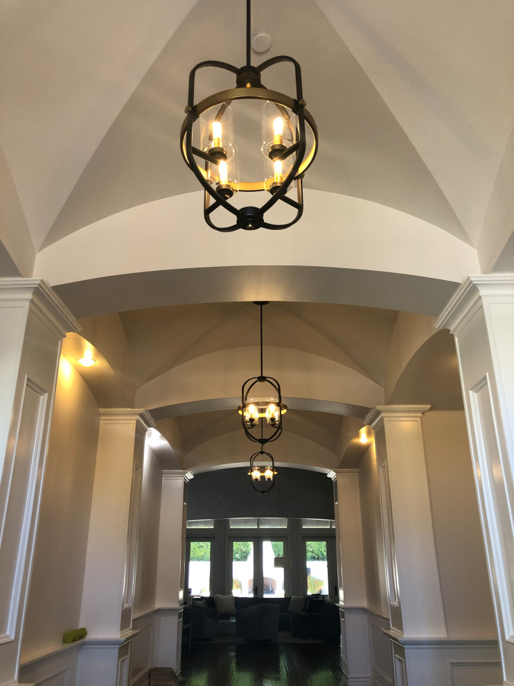 Entryway - transitional entryway idea in Phoenix