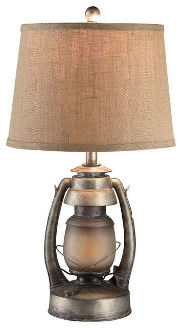 Antique Style Oil Lantern Table Lamp With Nightlight Beach Style Table Lamps By Lighting Front Ciaup530 Houzz