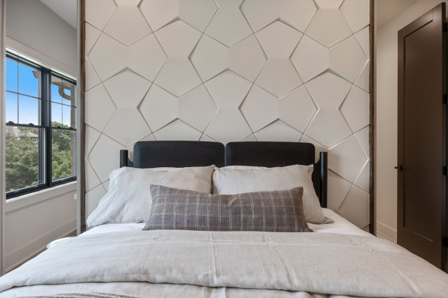End Unit - Modern Transitional Luxury Rowhome | Heritage Place Naperville, IL contemporary-bedroom