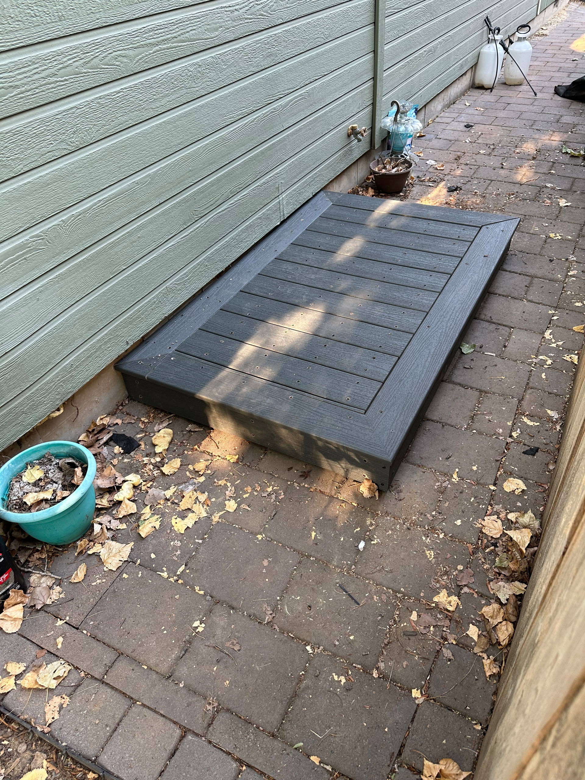 Basement access beautification and security