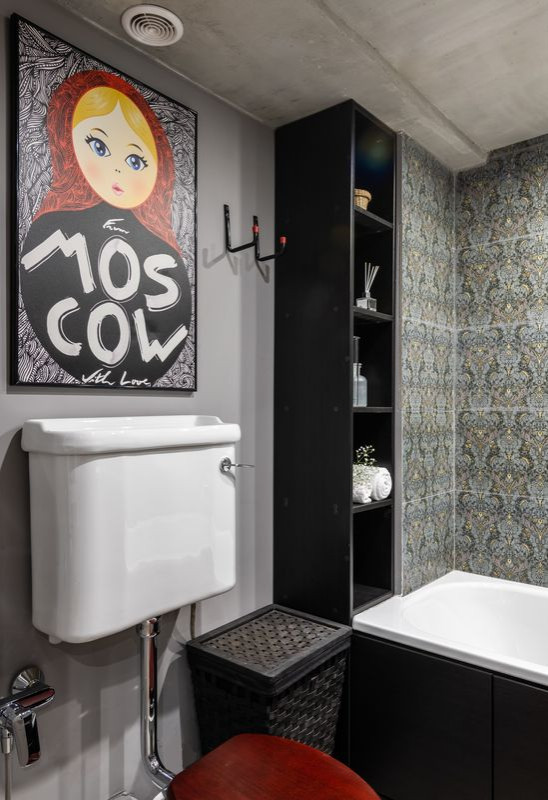 Лофт Студия 30м.кв.с элементами русского стиля