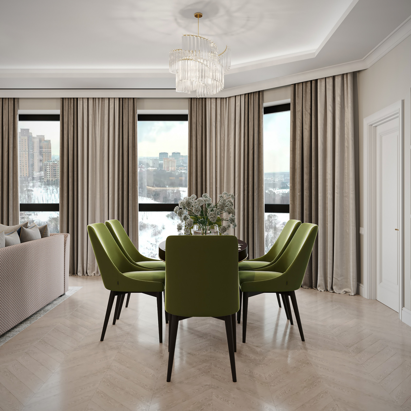 ЖК Spires 115 кв.м.